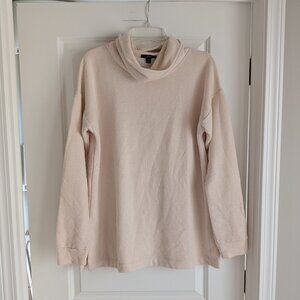 J. Crew Funnel Neck Oversized Sweater, Warm Almond, Size Medium